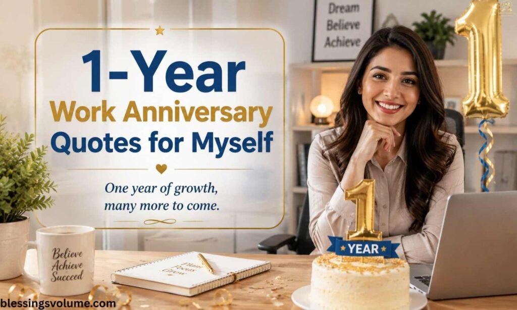 1-Year Work Anniversary Quotes for Myself