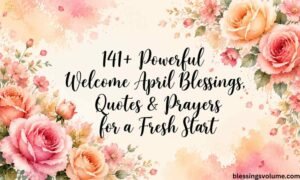 141+ Powerful Welcome April Blessings Quotes Prayers for a Fresh Start