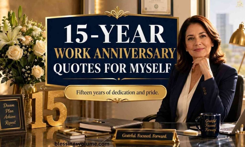 15-Year Work Anniversary Quotes for Myself