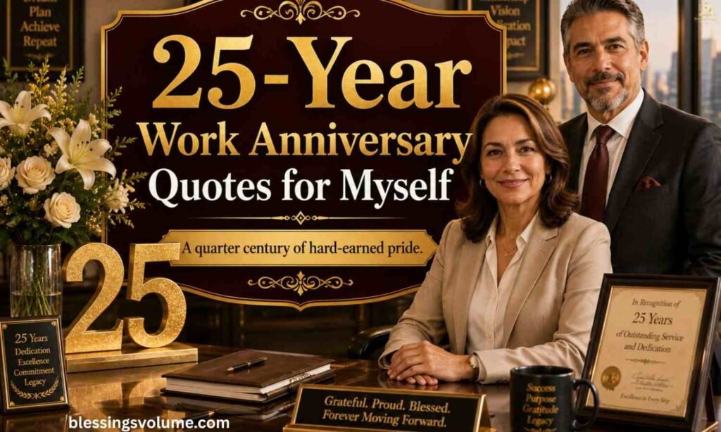 _25-Year Work Anniversary Quotes for Myself