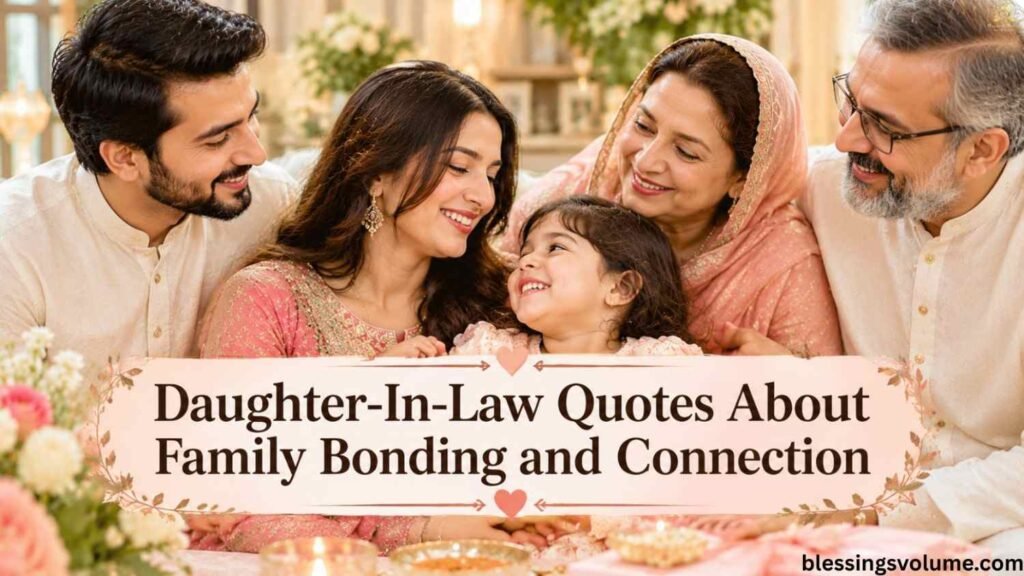 Daughter-In-Law Quotes About Family Bonding and Connection