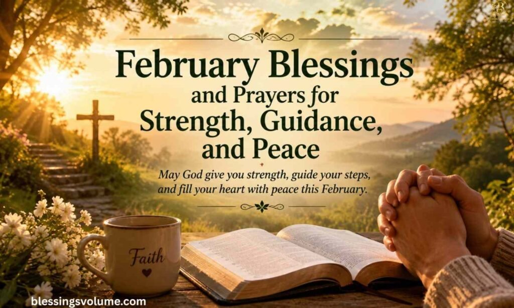 February Blessings and Prayers for Strength Guidance and Peace