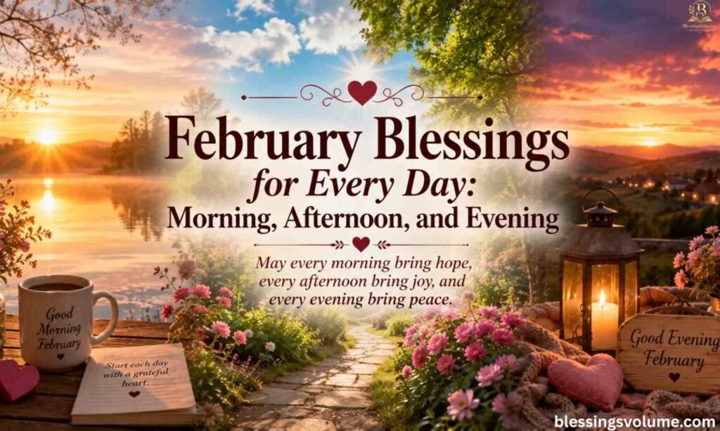 _February Blessings for Every Day Morning Afternoon and Evening