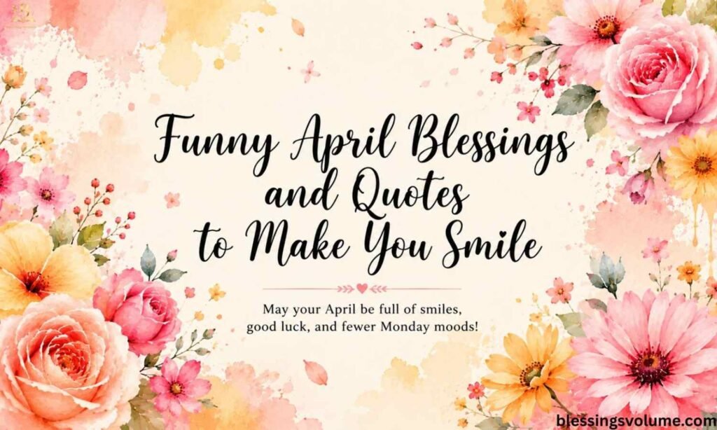Funny April Blessings and Quotes to Make You Smile (1)