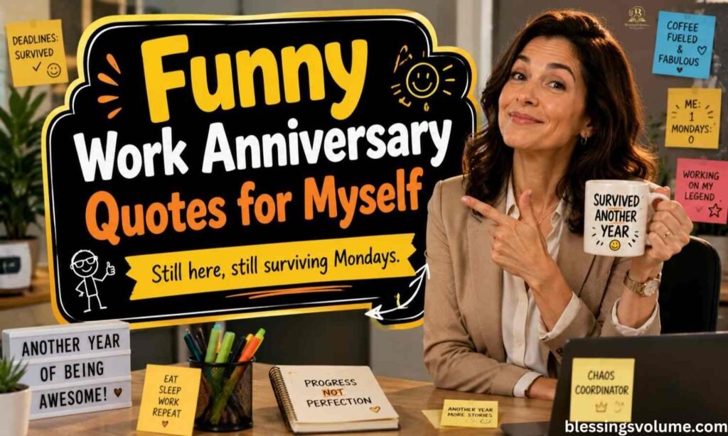 _Funny Work Anniversary Quotes for Myself