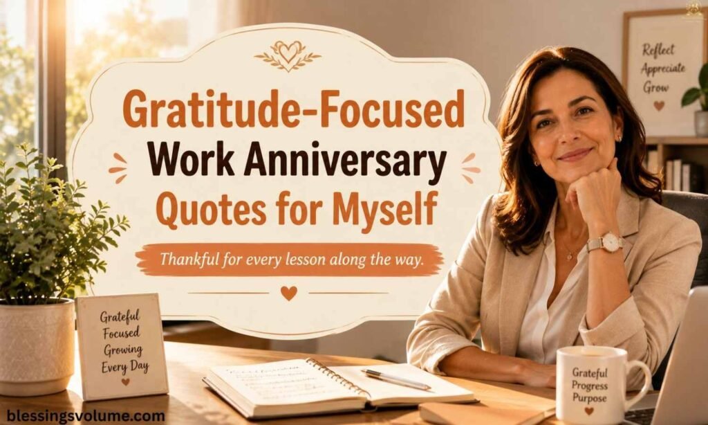Gratitude-Focused Work Anniversary Quotes for Myself