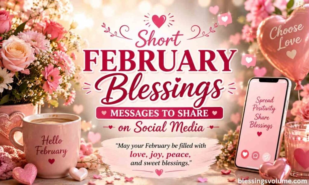 Short February Blessings Messages to Share on Social Media