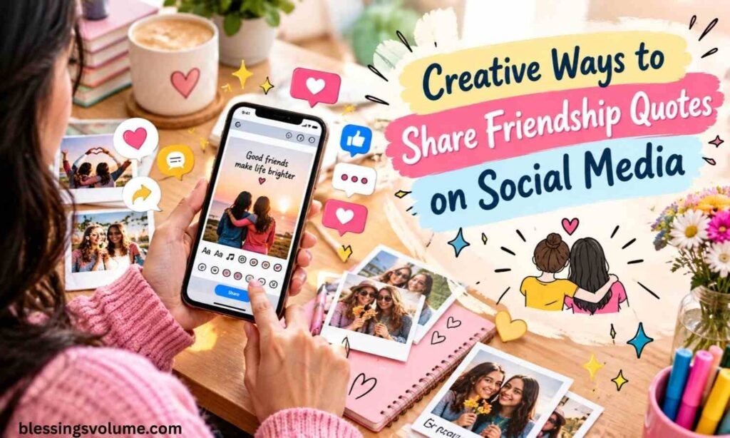 Creative Ways to Share Friendship Quotes on Social Media